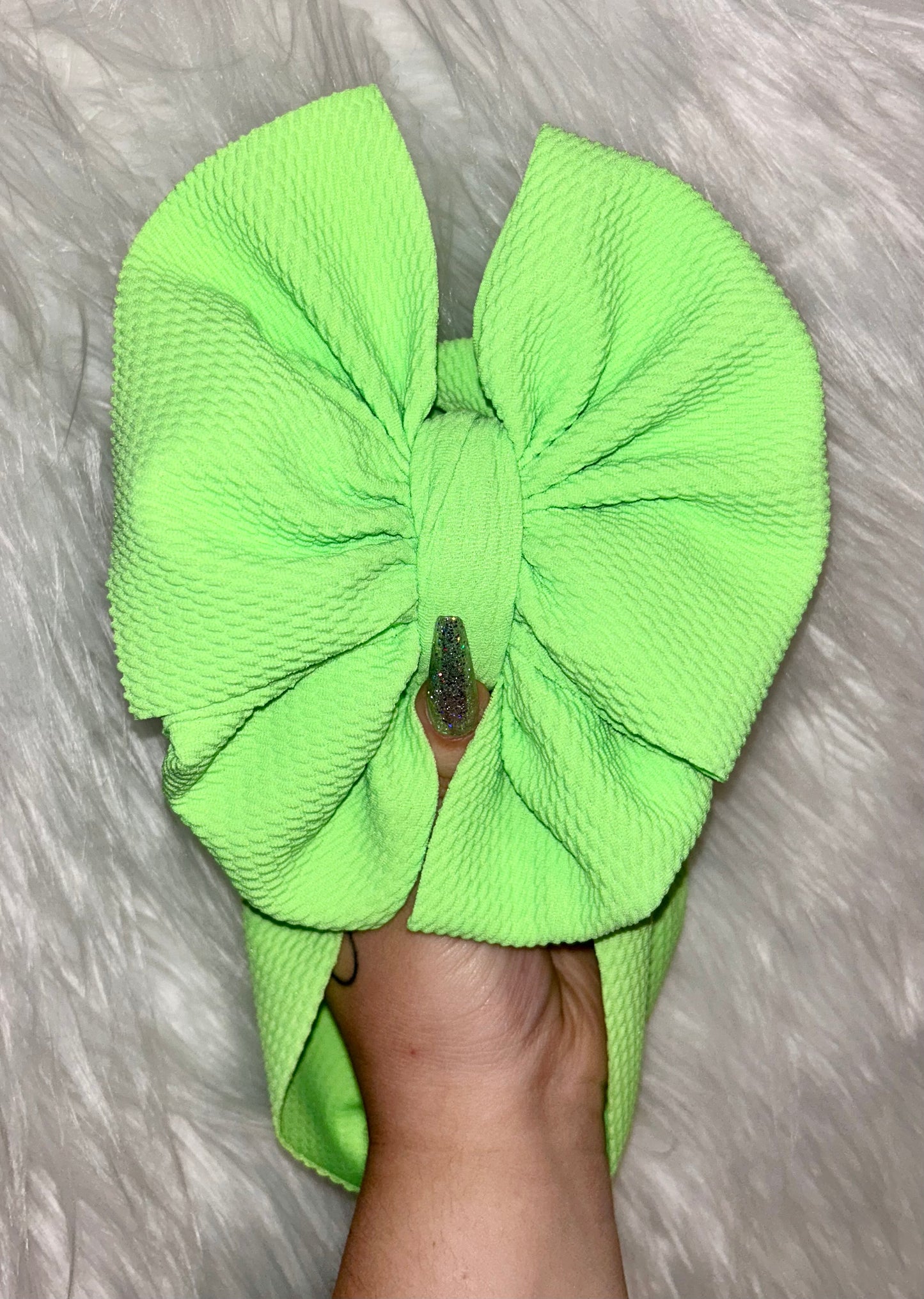 Neon Green Bow
