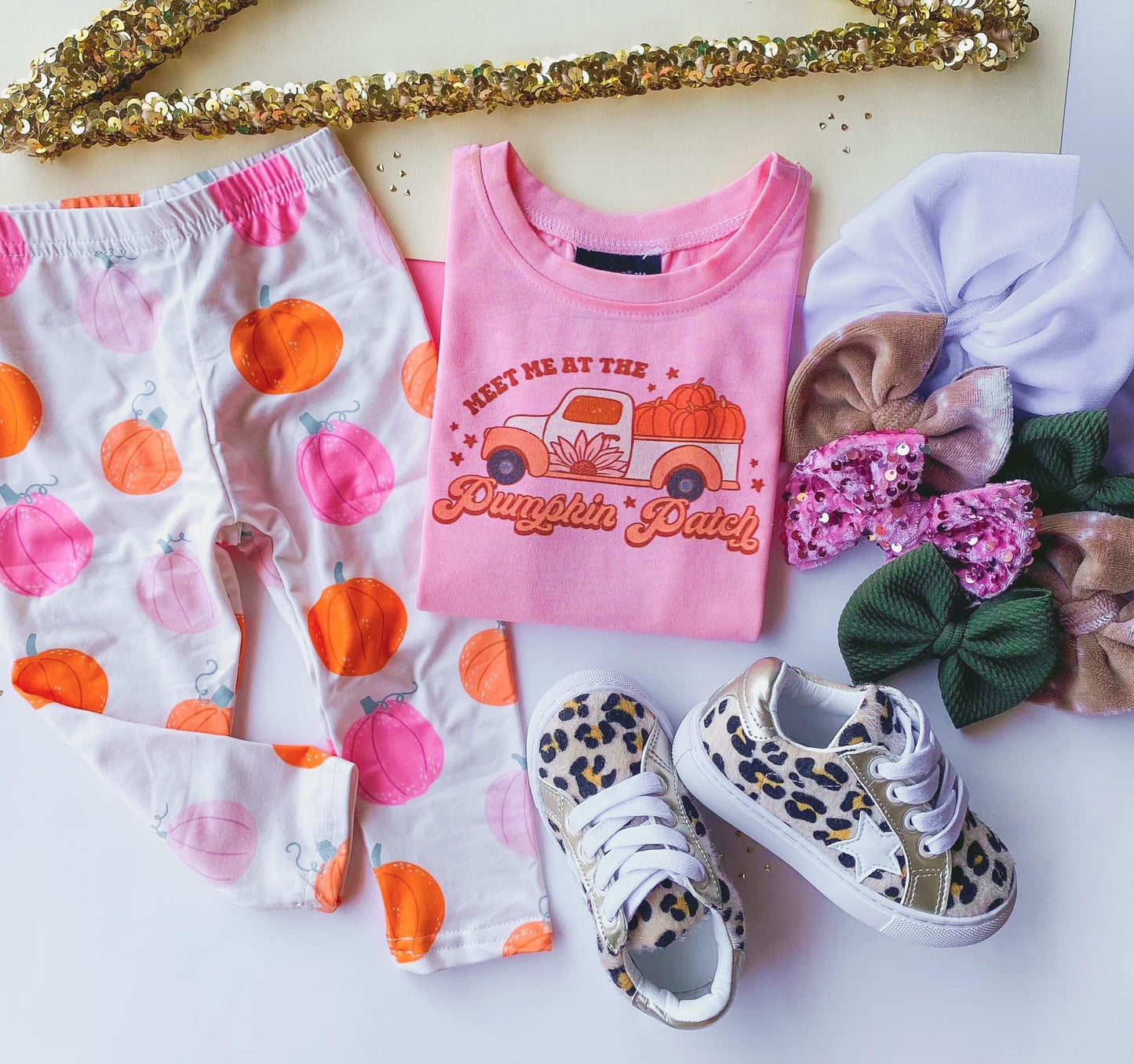 5T Pumpkin Leggings