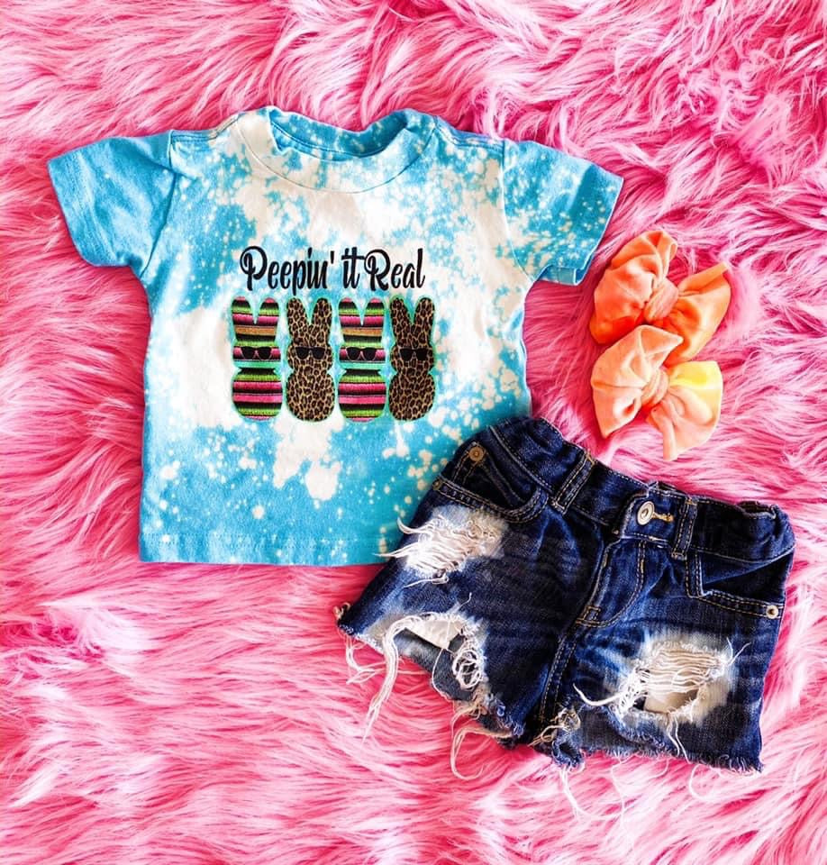 Mystery Peepin’ It Real Kids Tee