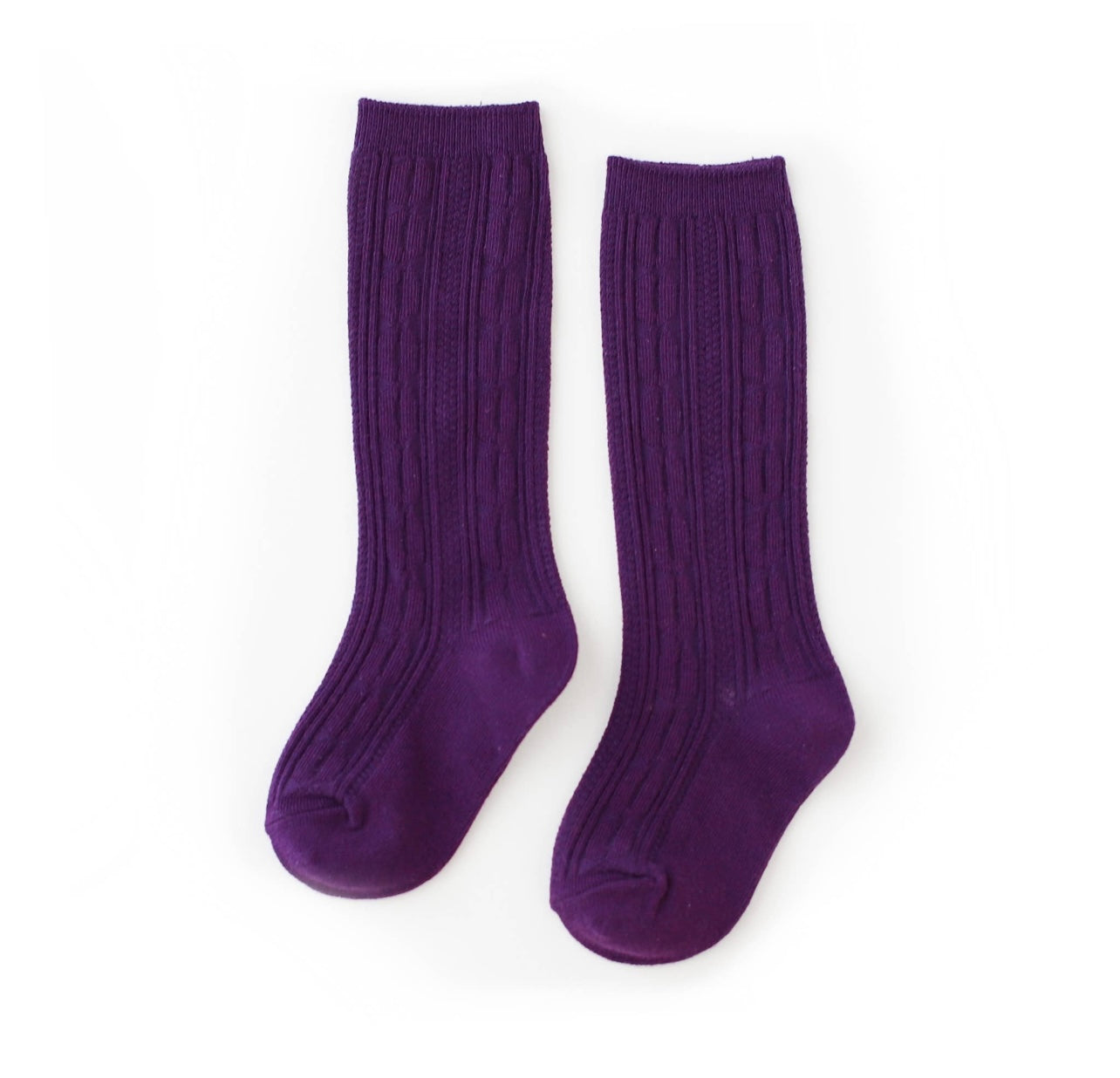 Plum Knee High Socks