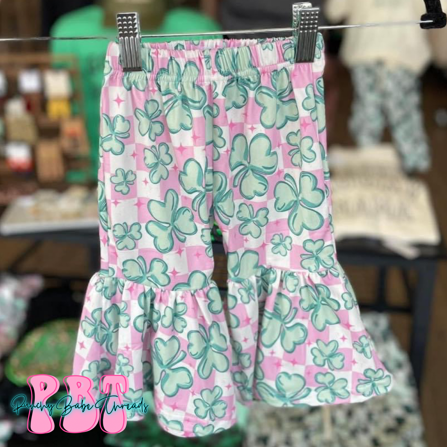 Pink Checkered Lucky Bells