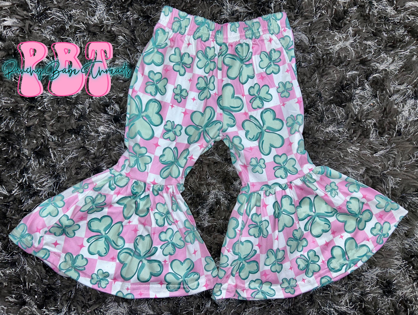Pink Checkered Lucky Bells