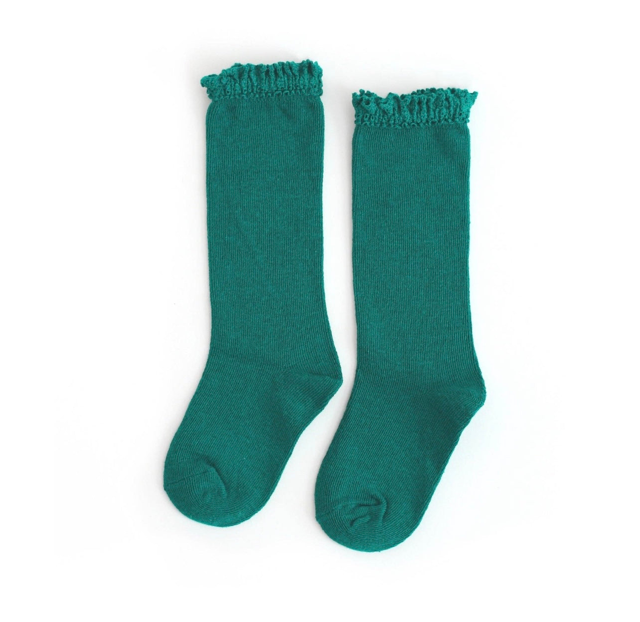 Jade Lace Knee High Socks