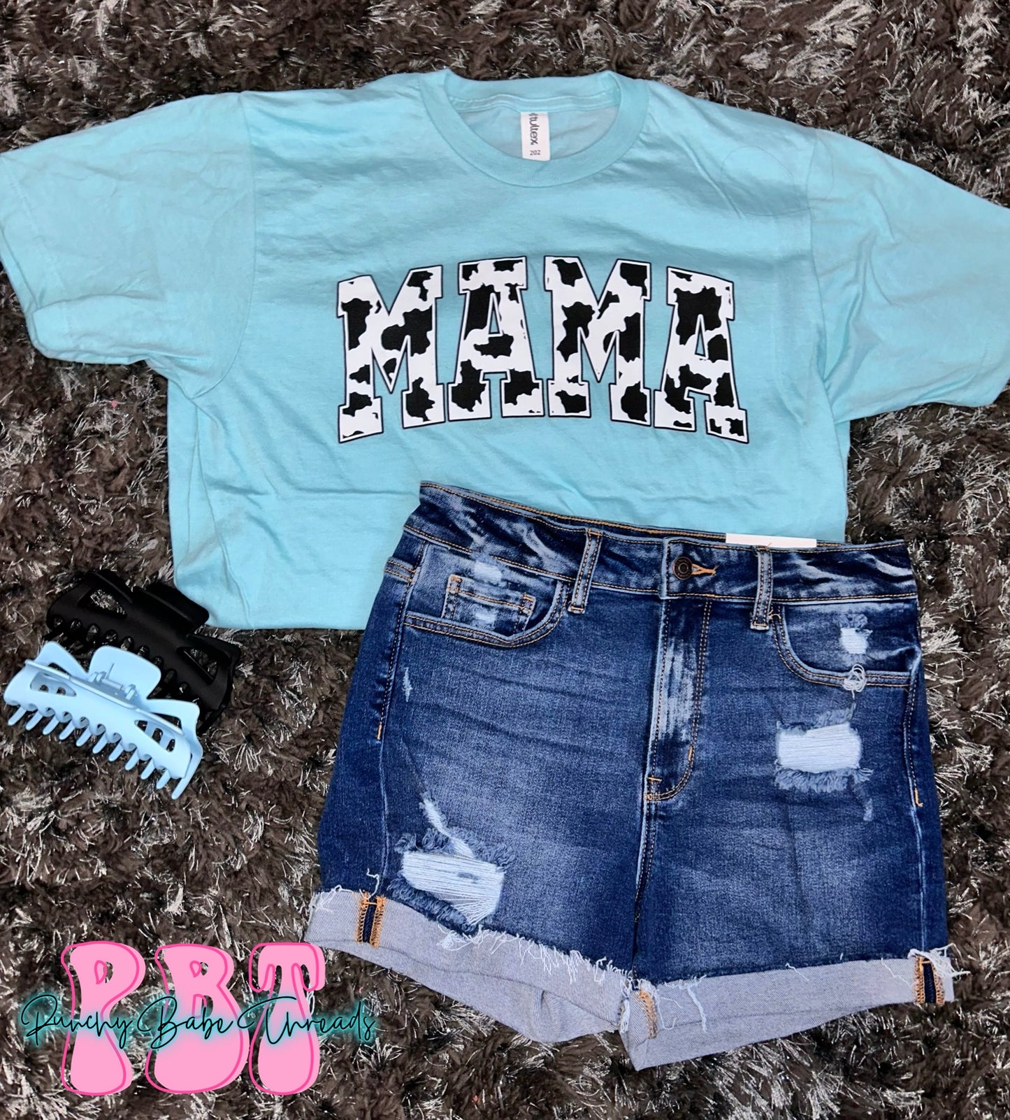 Distressed Denim Shorts