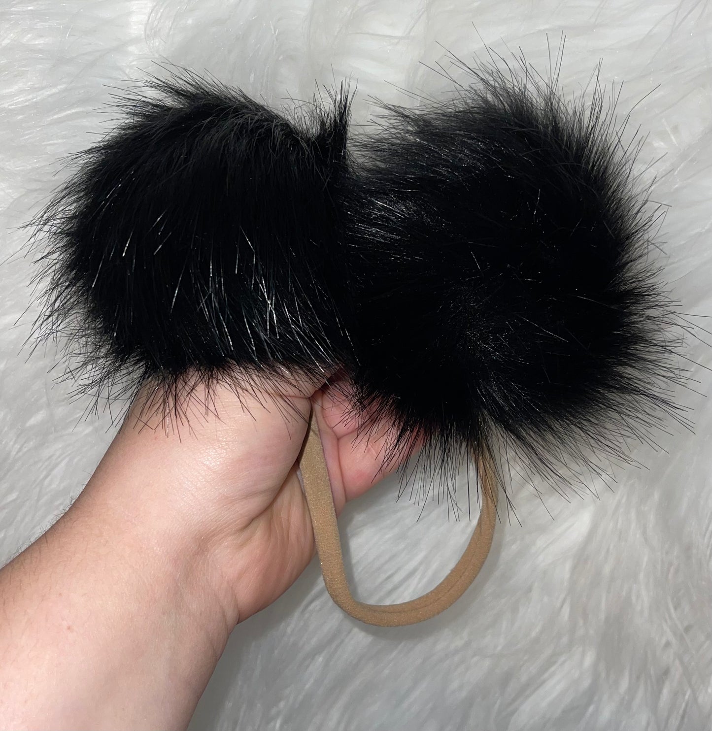 Pom Poms on Nylon or Clip (more colors available)