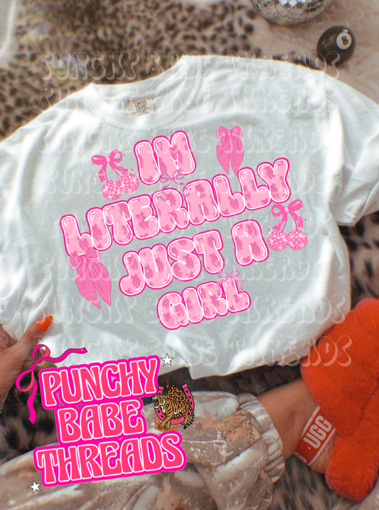 Just a girl Kids Graphic