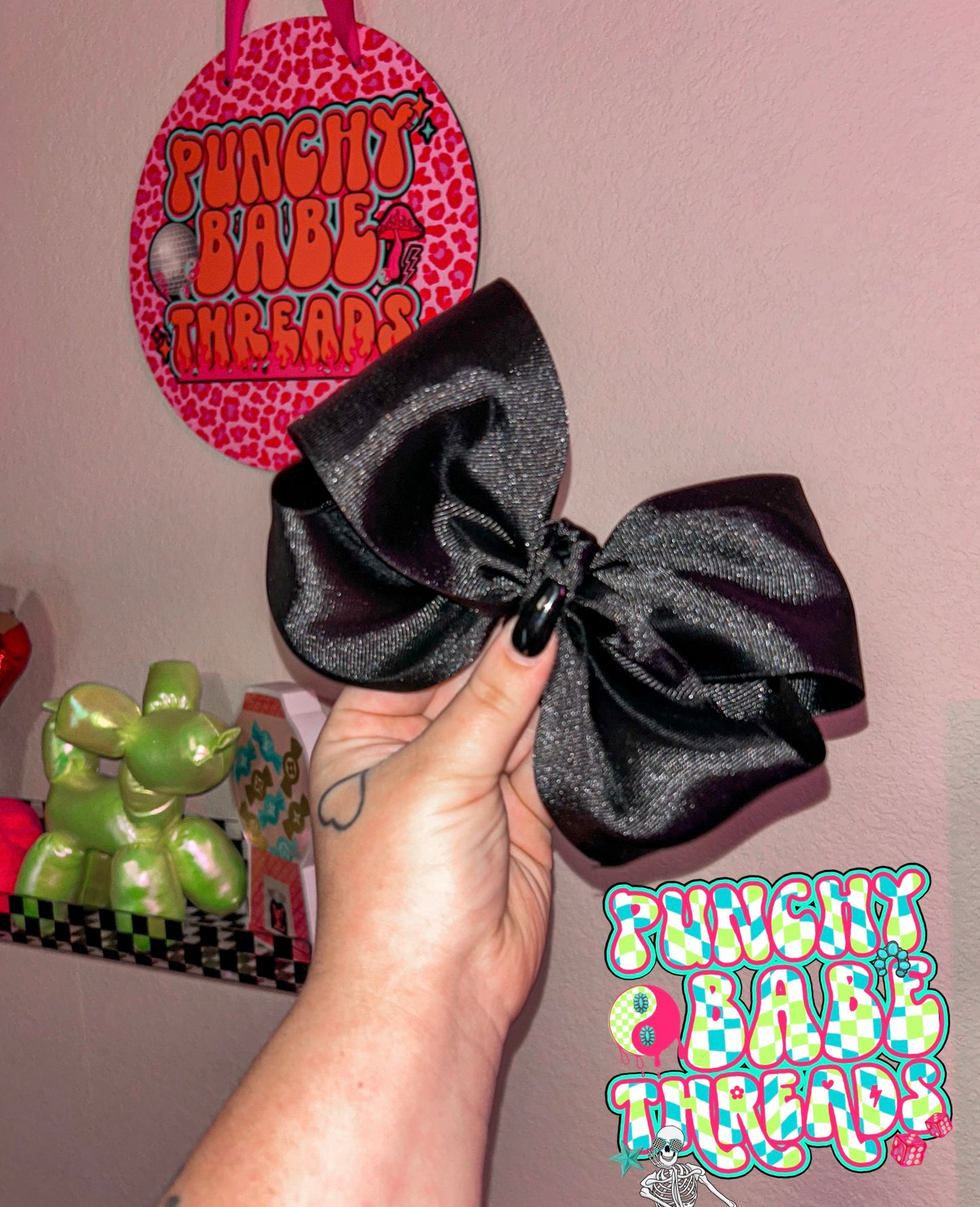 Big Ribbon Bow on clip or nylon