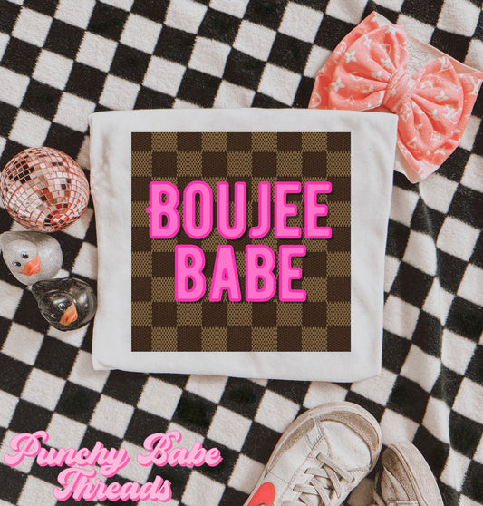 Boujee Babe Kids Tee/Romper