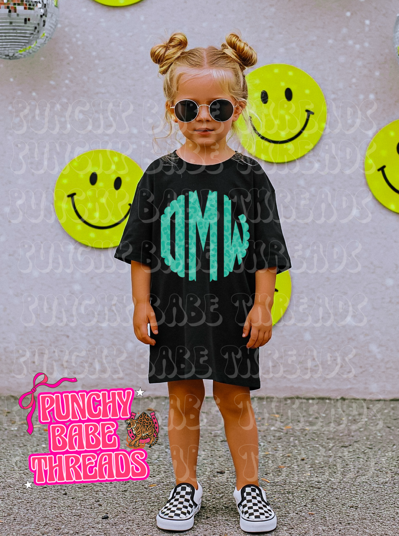 Custom Monogram Kids Graphic