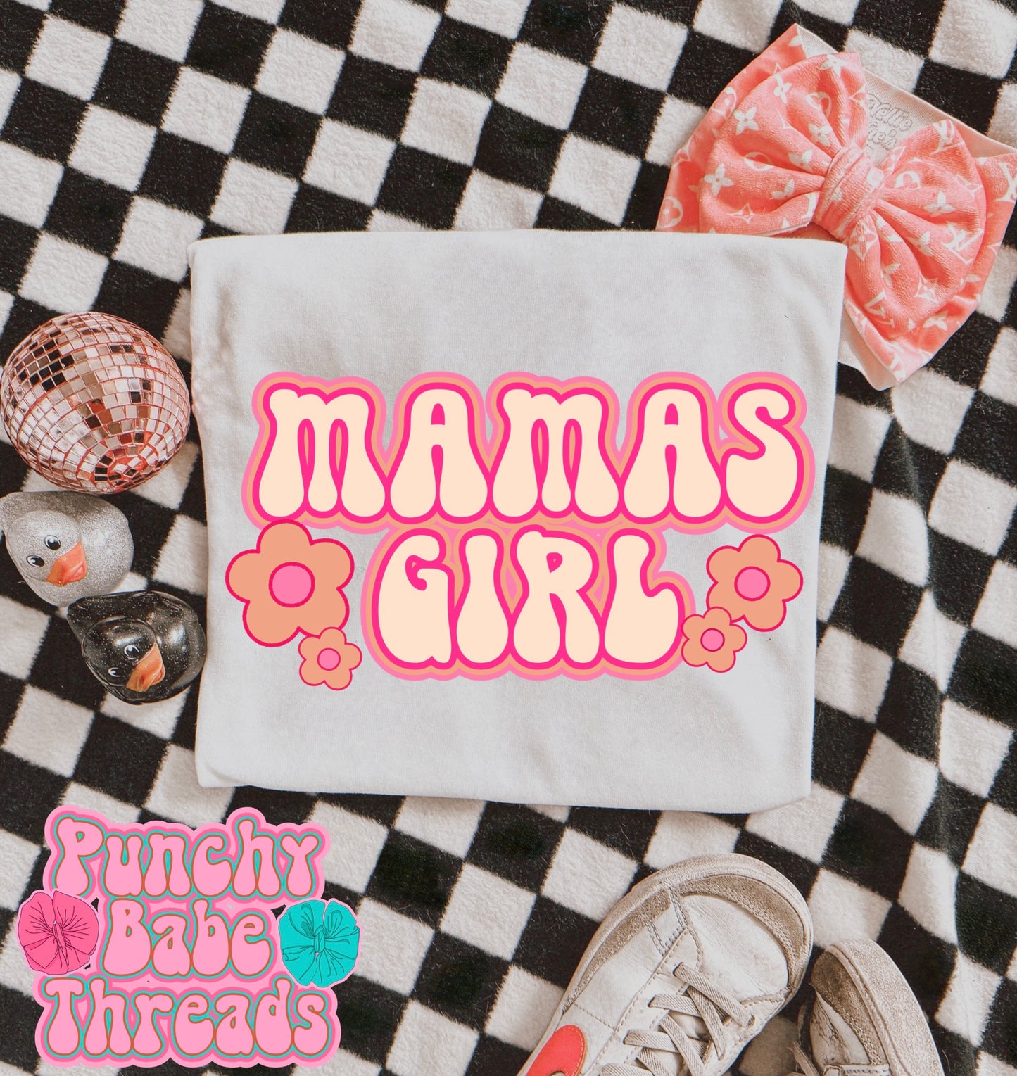 Mamas Girl Kids Tee/Romper