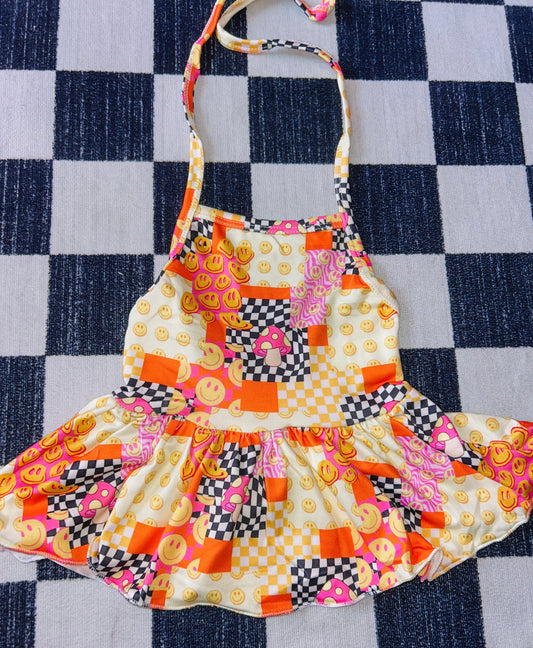 Smiley Ruffle Halter