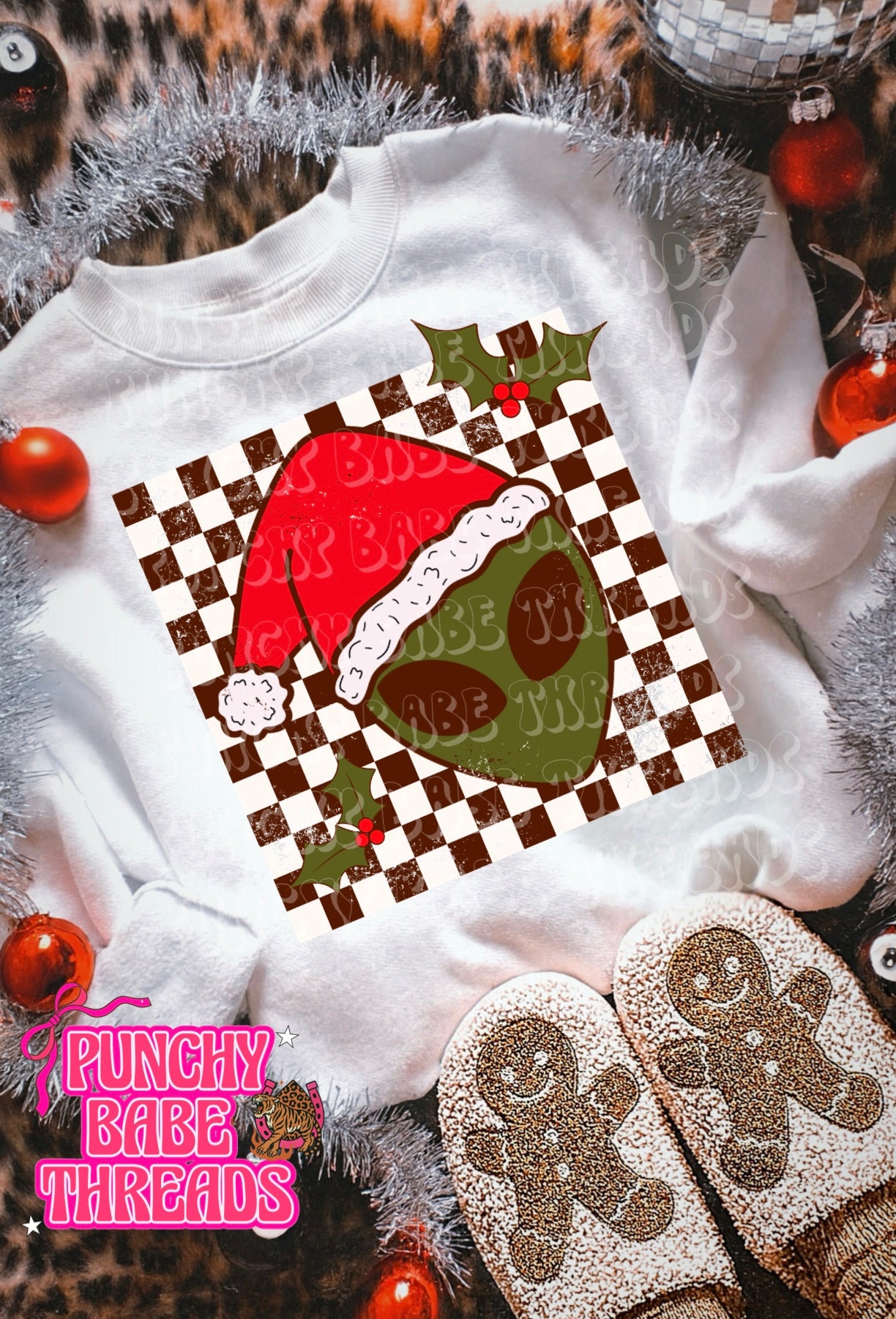 Alien Santa Kids Graphic