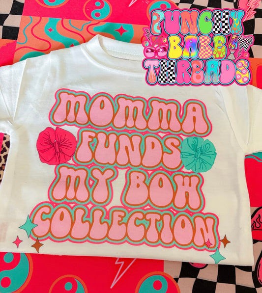 Momma Funds My Bow Collection Kids Tee/Romper