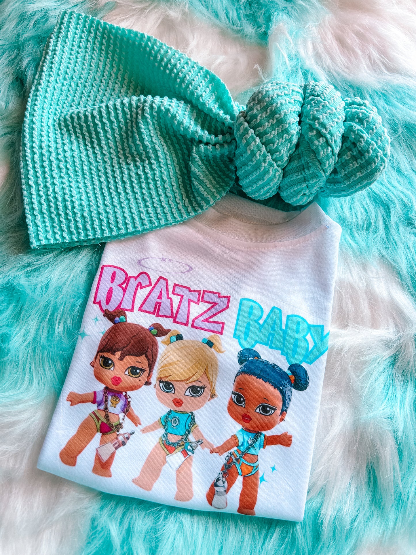 Mystery Bow/Tee or Romper Set🪩