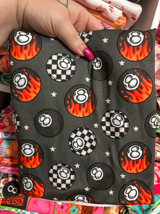 Flame 8 Ball Handmade