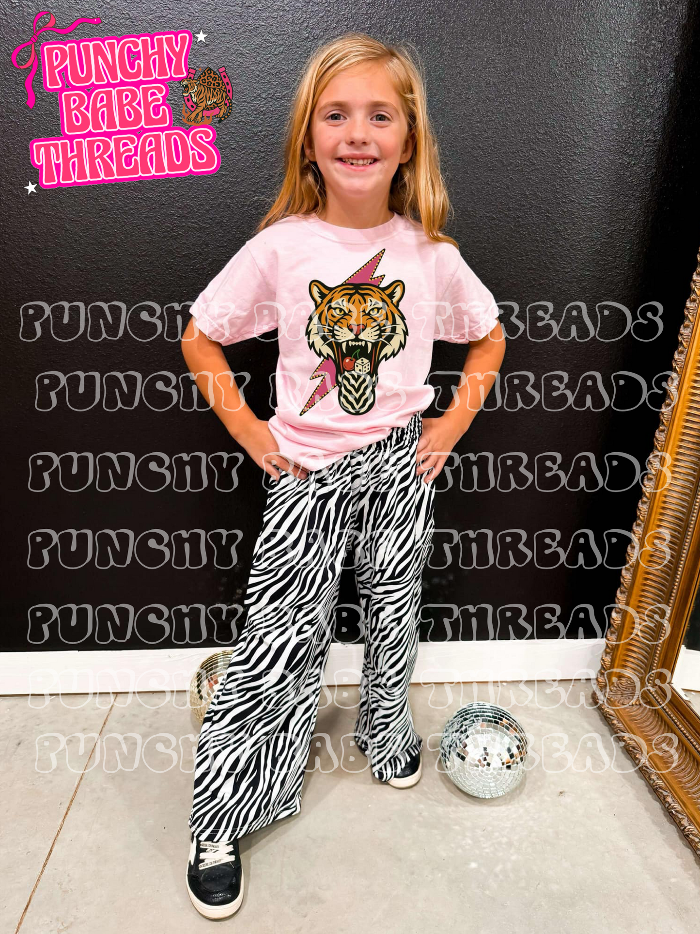 18/24m checkered Babe wide Pants