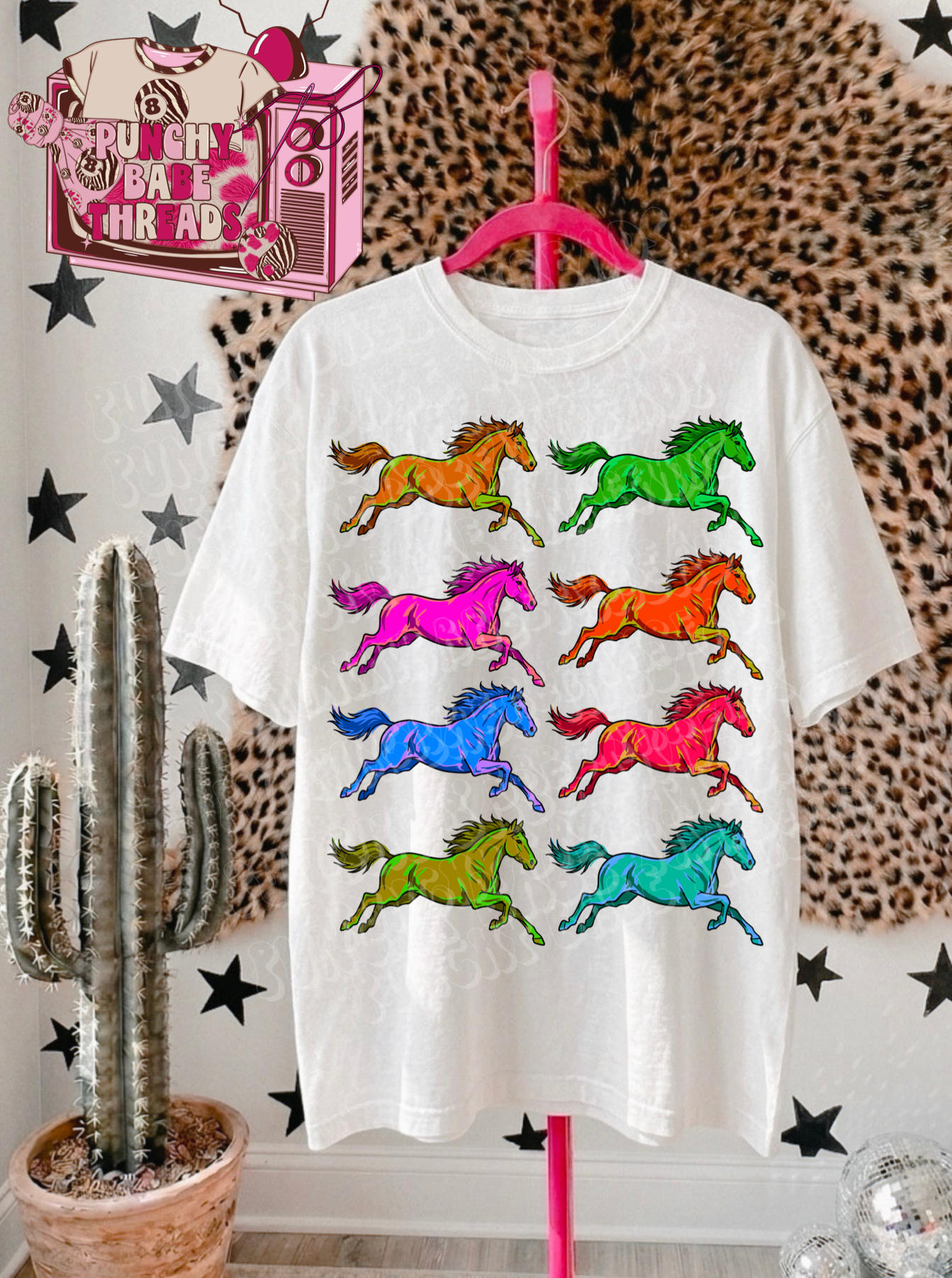 Horses running Kids Graphic
