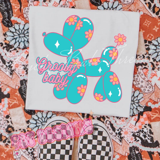 Flower Groovy Baby Kids Graphic