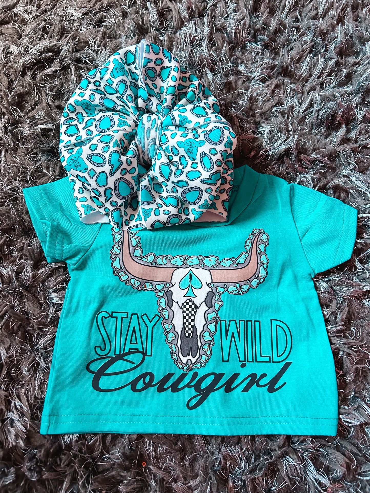 Stay Wild Cowgirl Kids Graphic