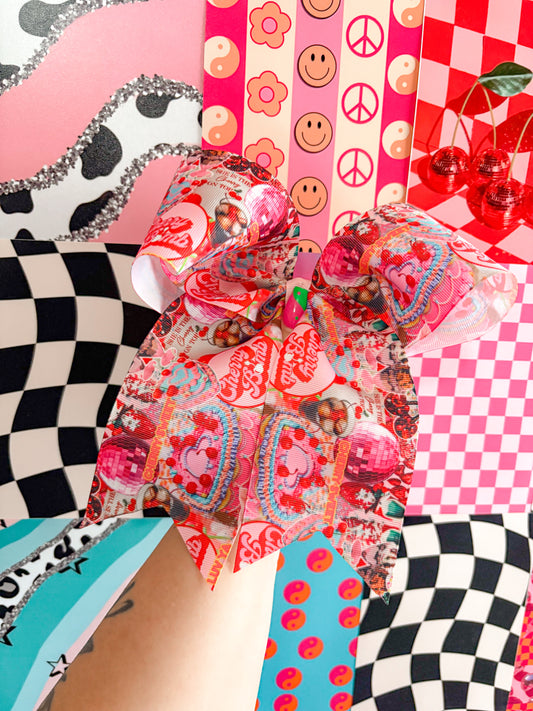 Cherries Cheer Bow