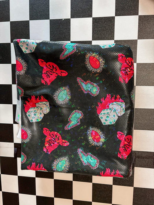 Black Western Jewels Bow