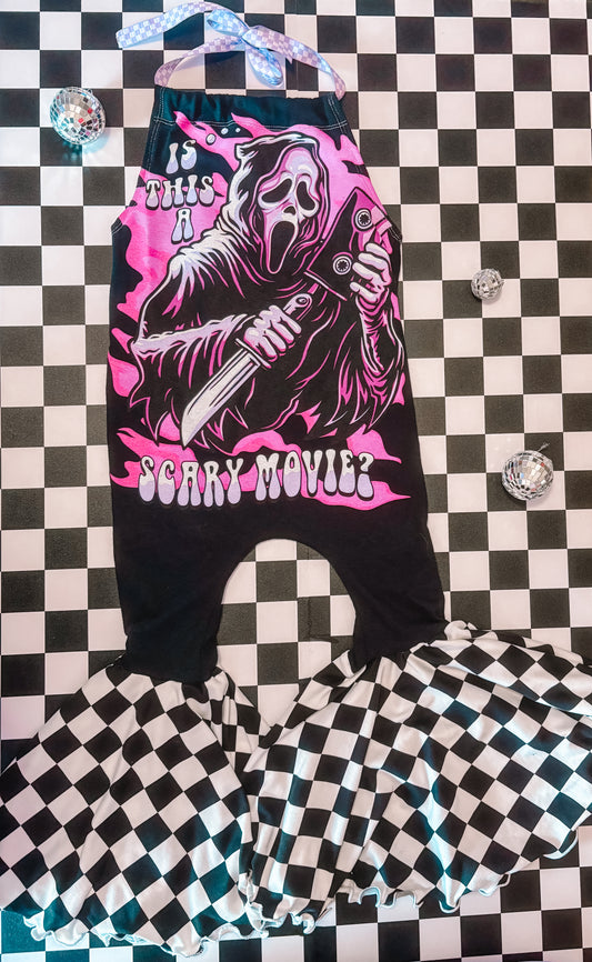 Halloween Purple Upcycle Romper