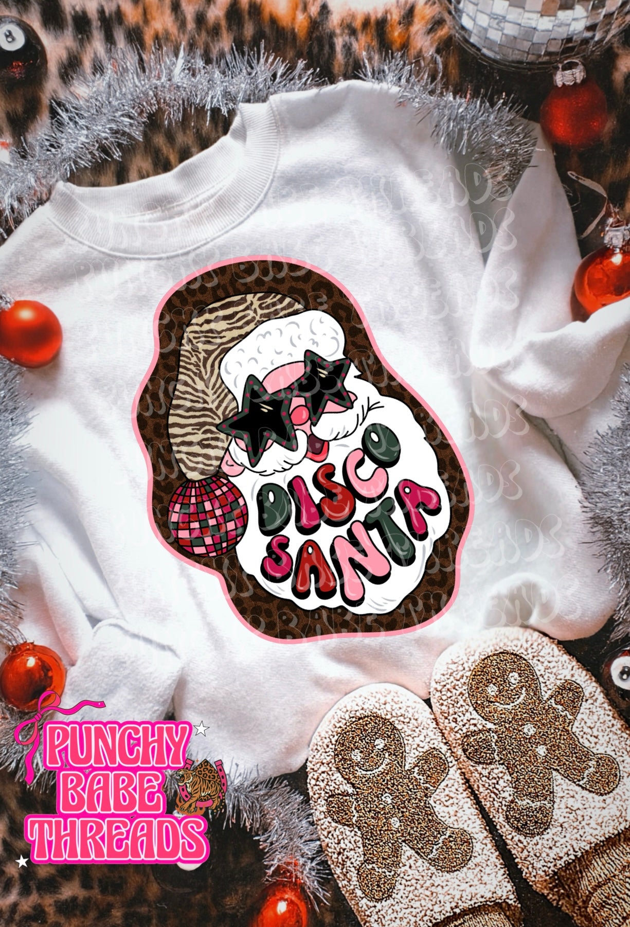 Disco Santa Adult Graphic