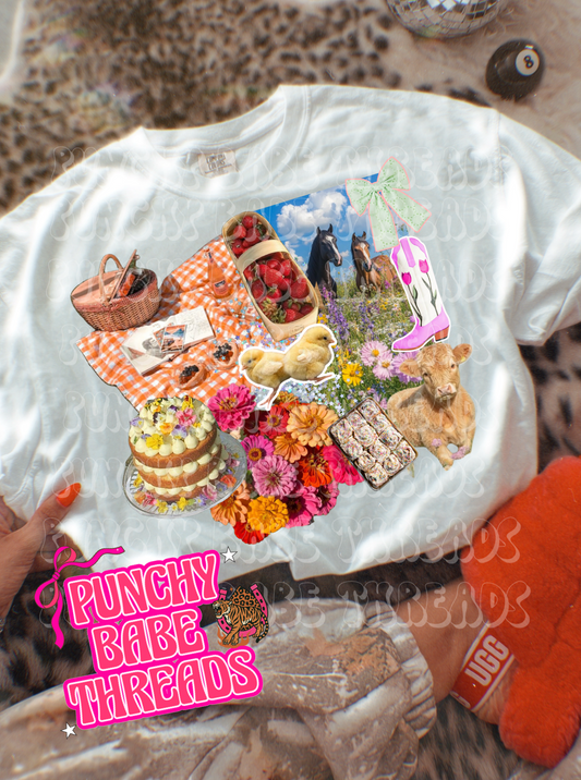 Spring Collage Kids Graphic