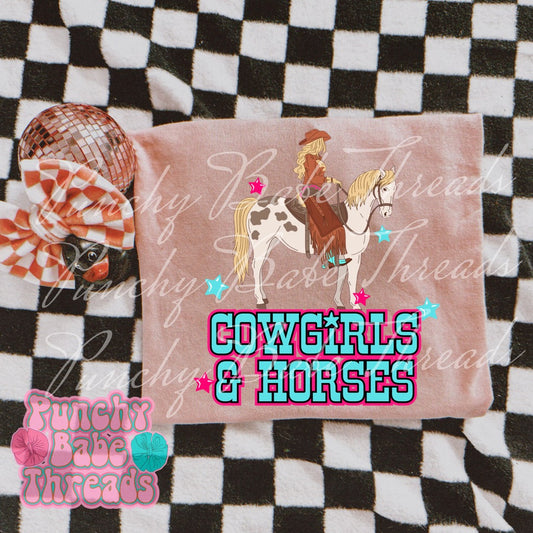 Cowgirls & Horses Kids Graphic