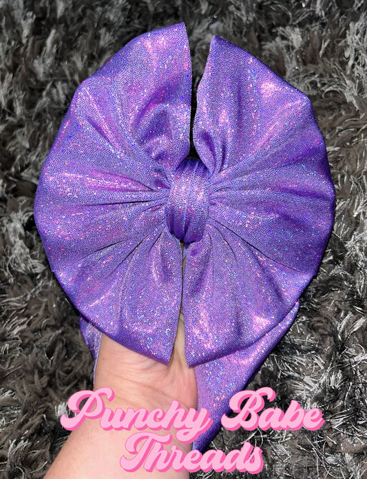 Lilac Shimmer Bow