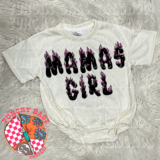 Mamas Girl Kids Graphic