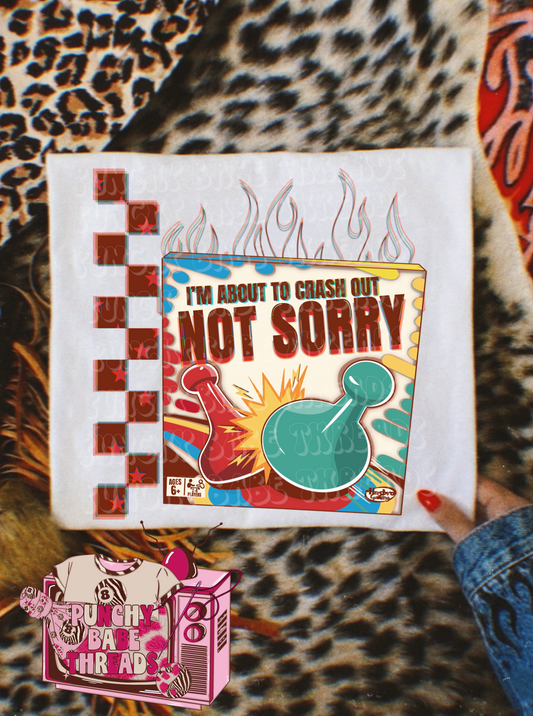 Not Sorry Adult Graphic