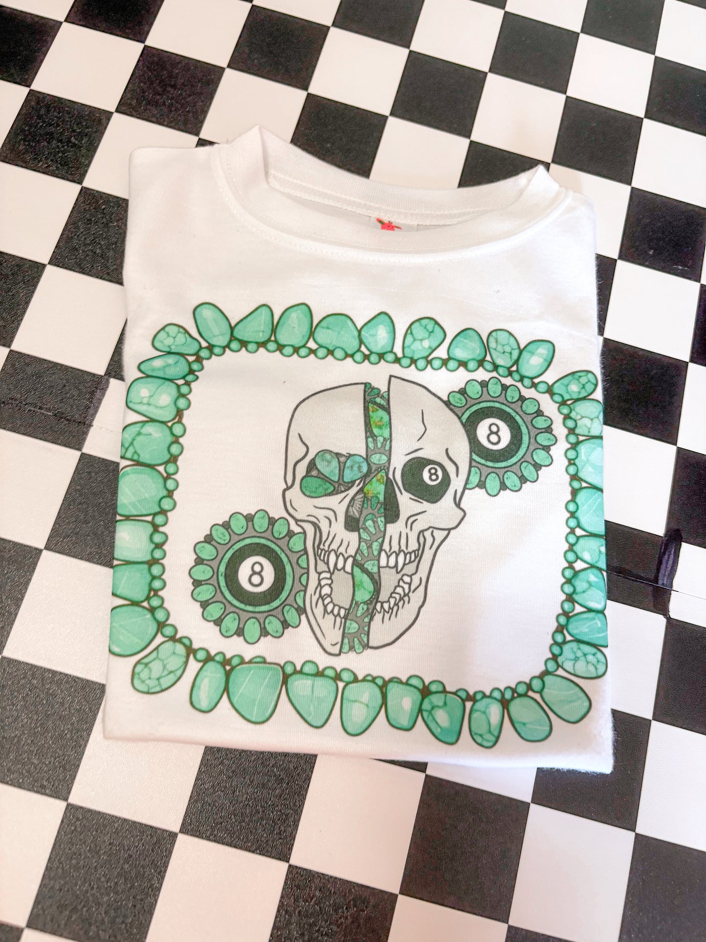 Turquoise Junkie Kids Graphic