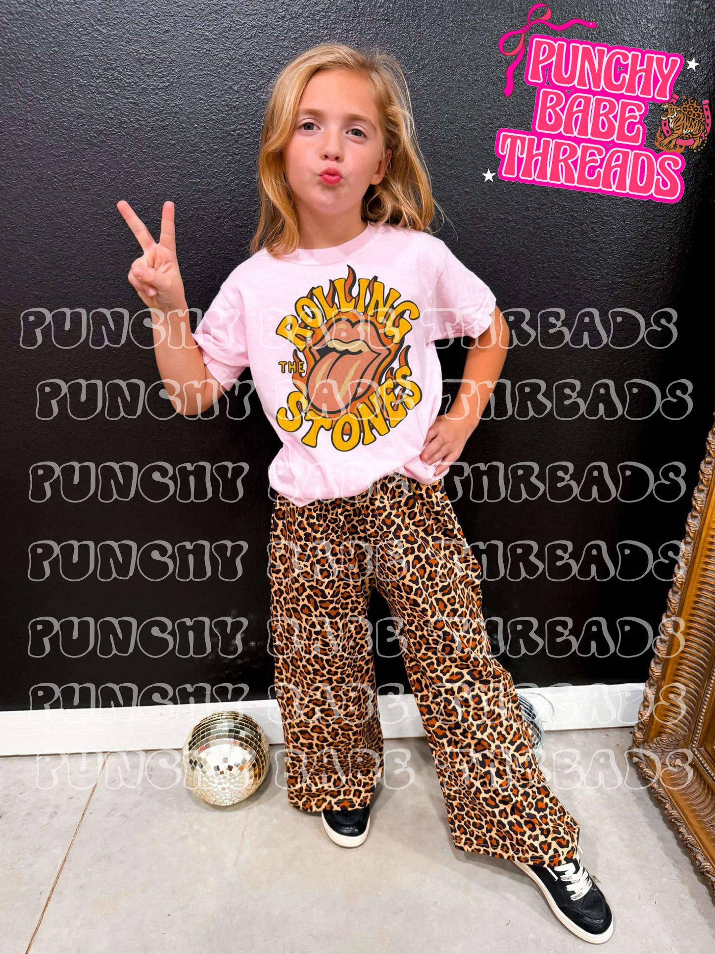 18/24m checkered Babe wide Pants