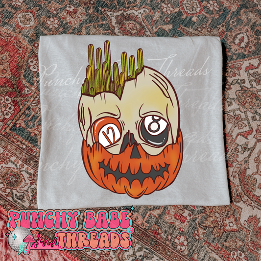 Pumpkin Skeleton Kids Graphic