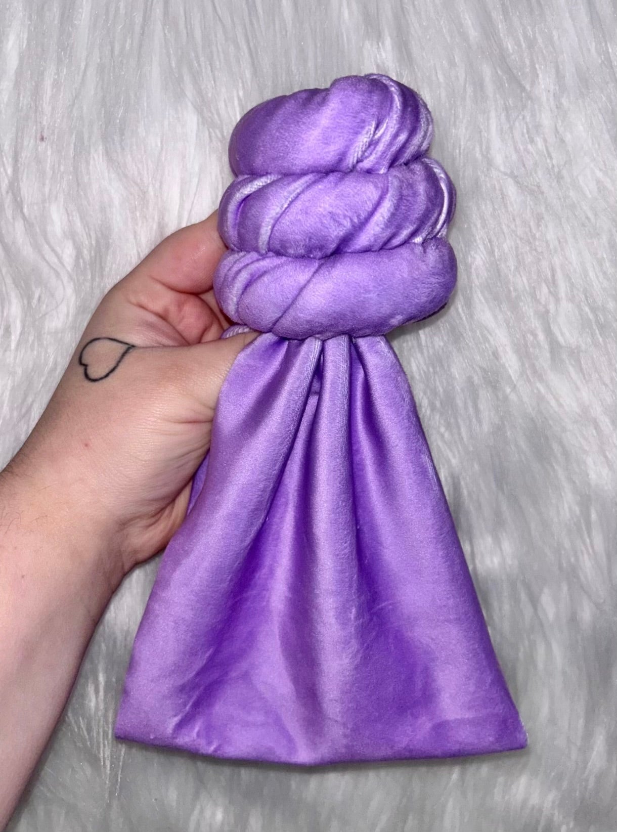 Purple Velvet Bow