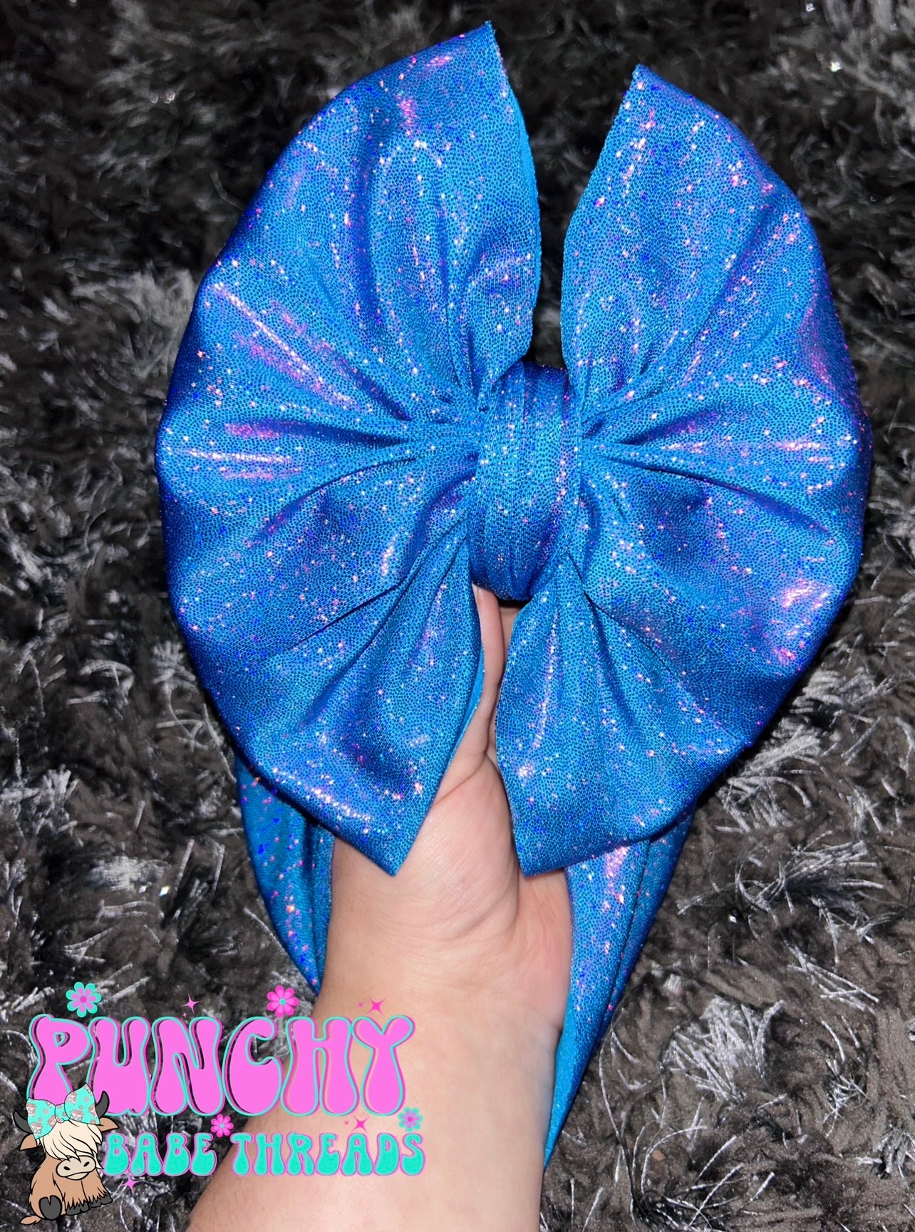 Blue/Purple Shimmer Bow