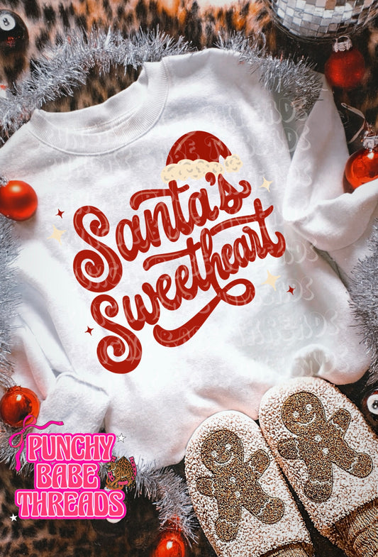 Santa’s Sweetheart Kids Graphic