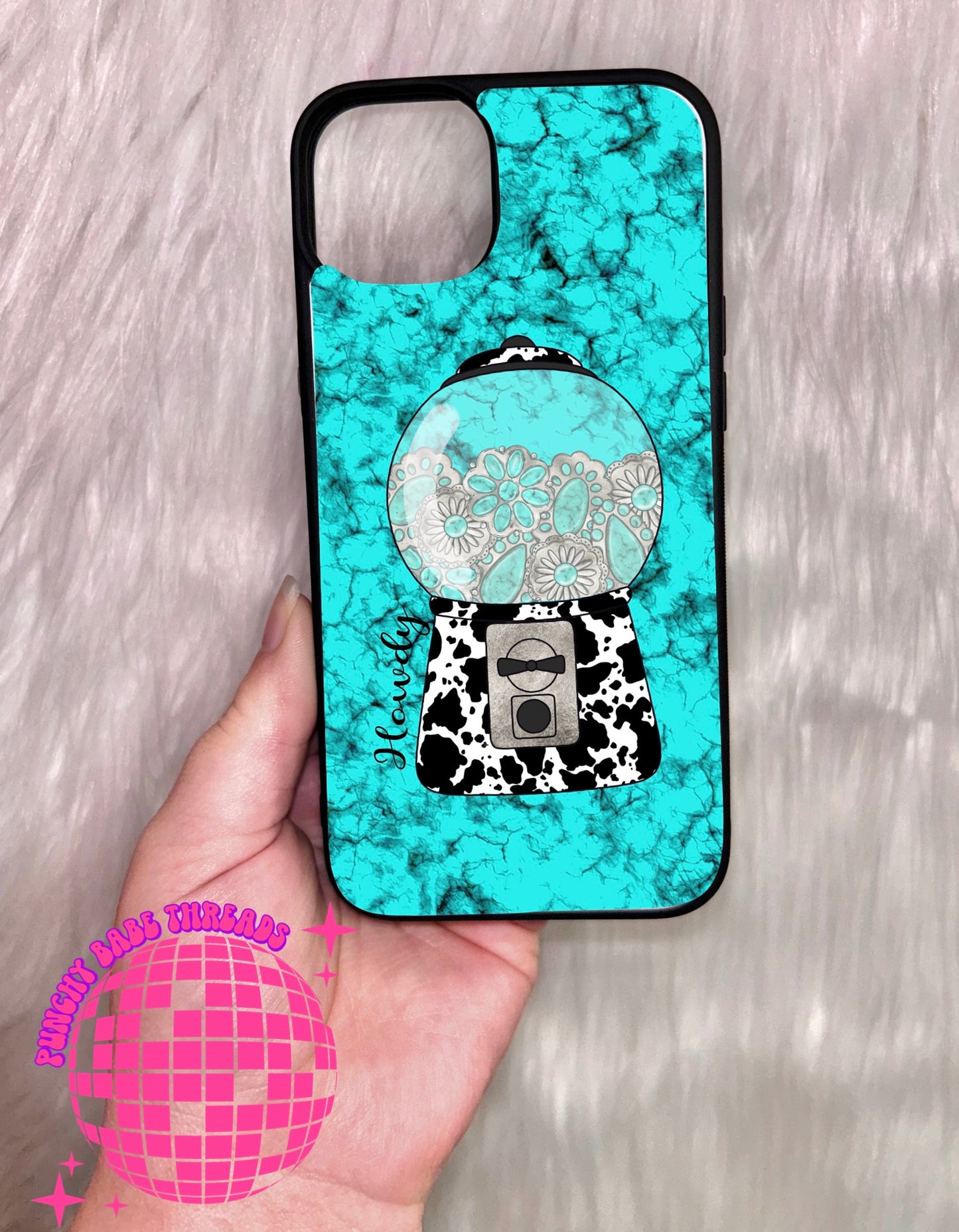 Howdy Turquoise Phone Case