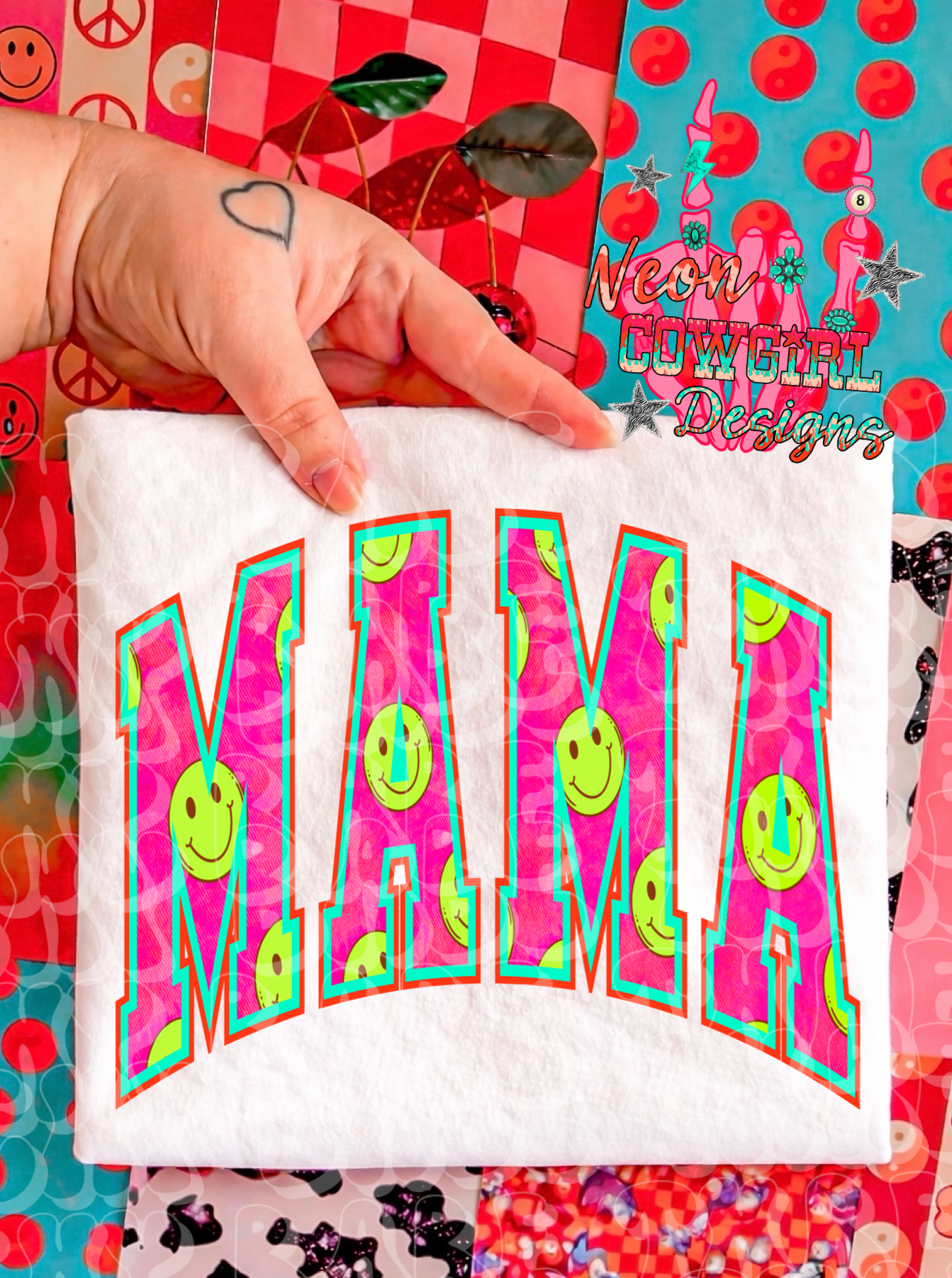 Smiley Mama Adult Graphic