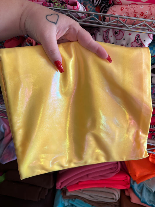 Yellow Holo Bow