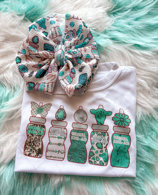 Mystery Bow/Tee or Romper Set🪩