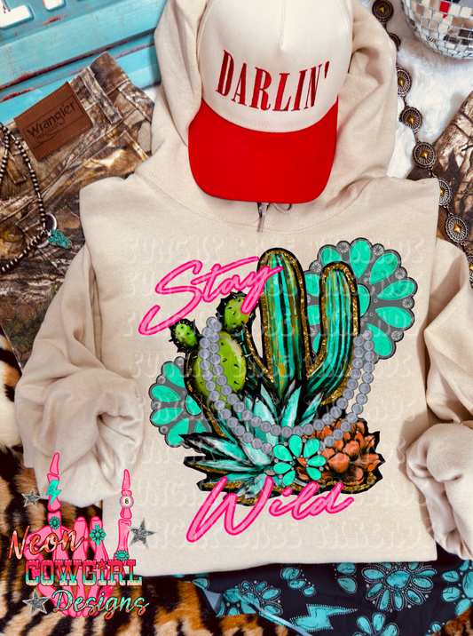 Stay Wild Adult Graphic