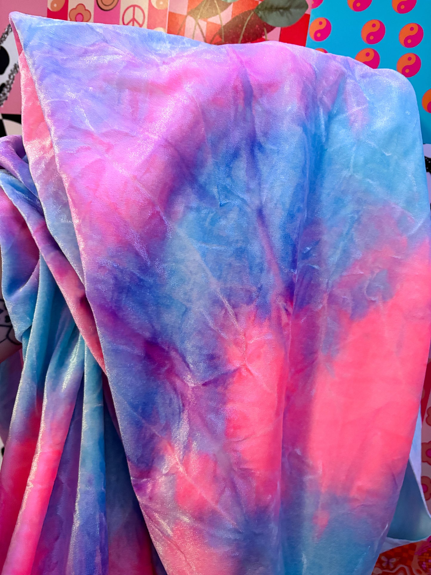 Cotton candy Tiedye Bow