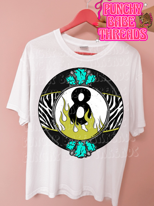 8 Ball Jewel Adult Graphic
