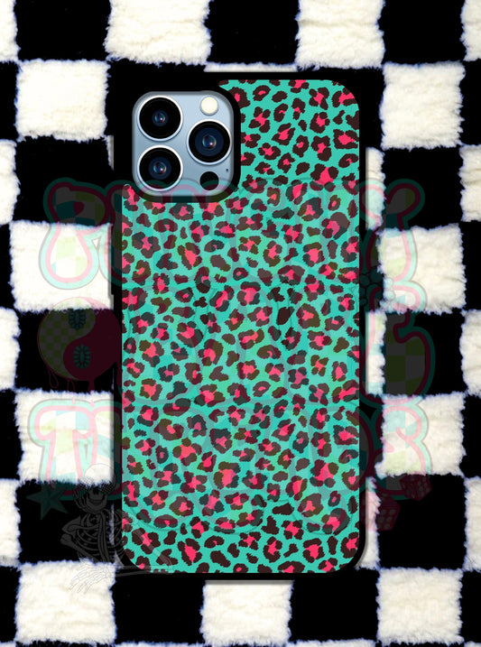 Blue Cheetah Phone case