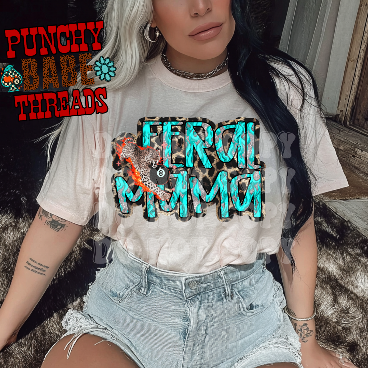 Feral mama Adult Graphic