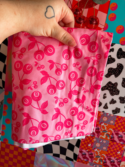 Pink cherries Handmade