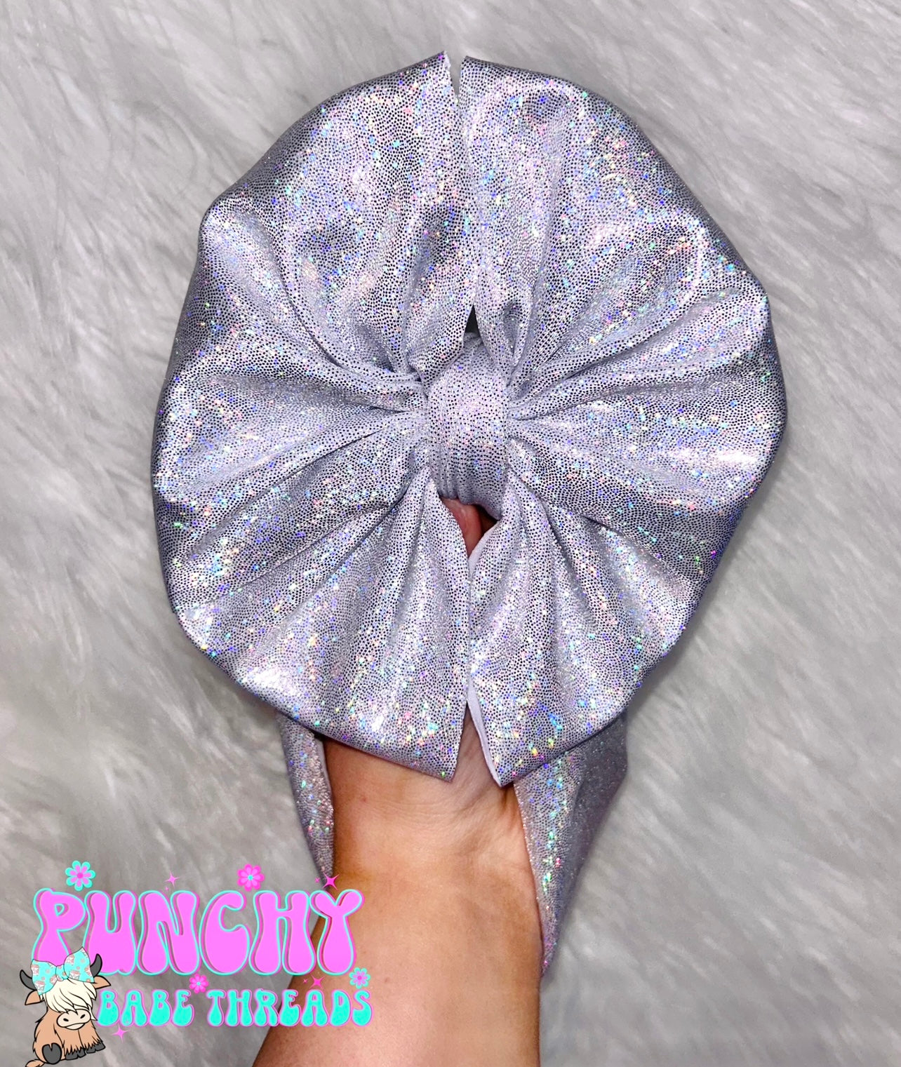 Silver Shimmer Bow