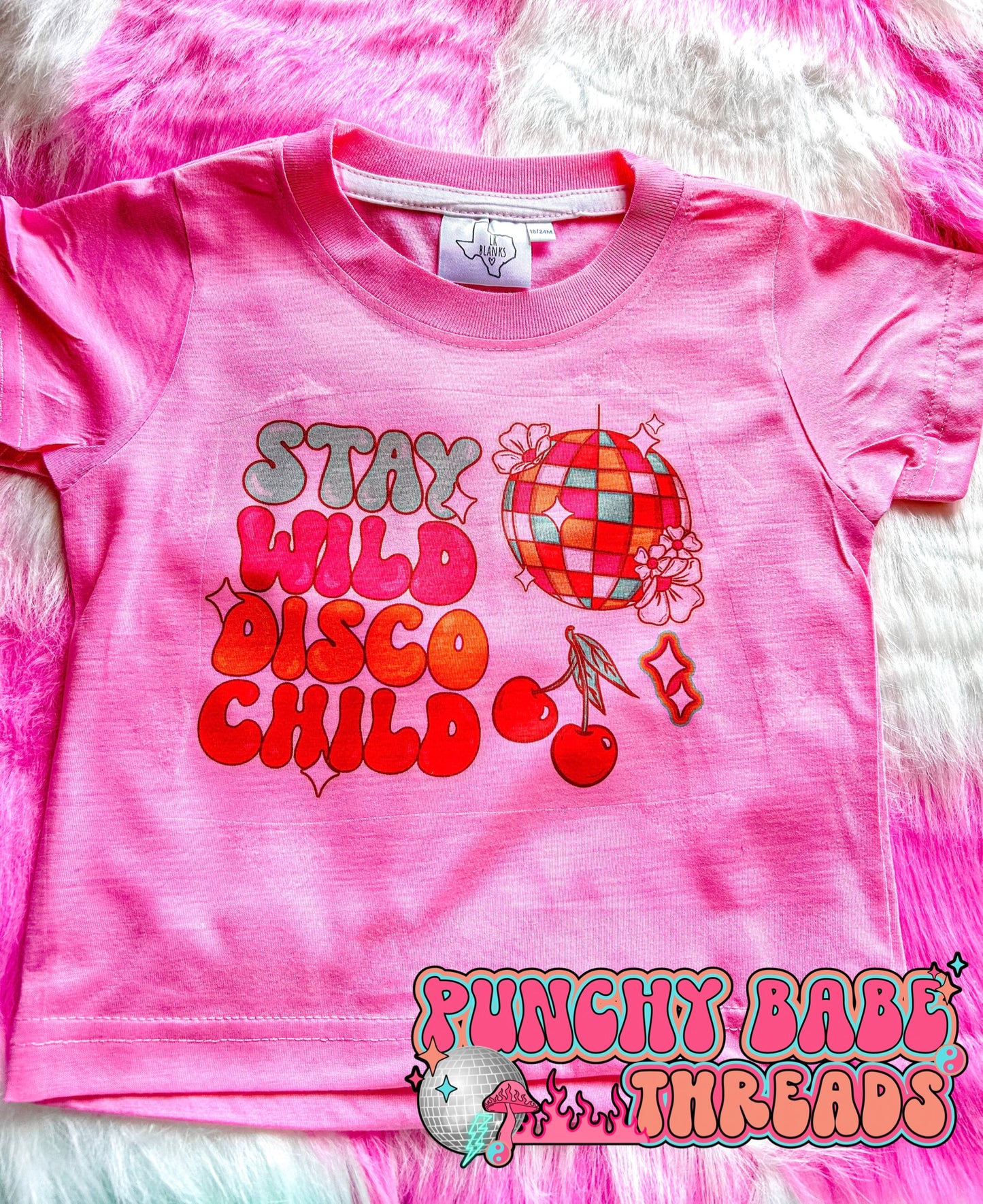 Stay Wild Disco Child Kids Graphic